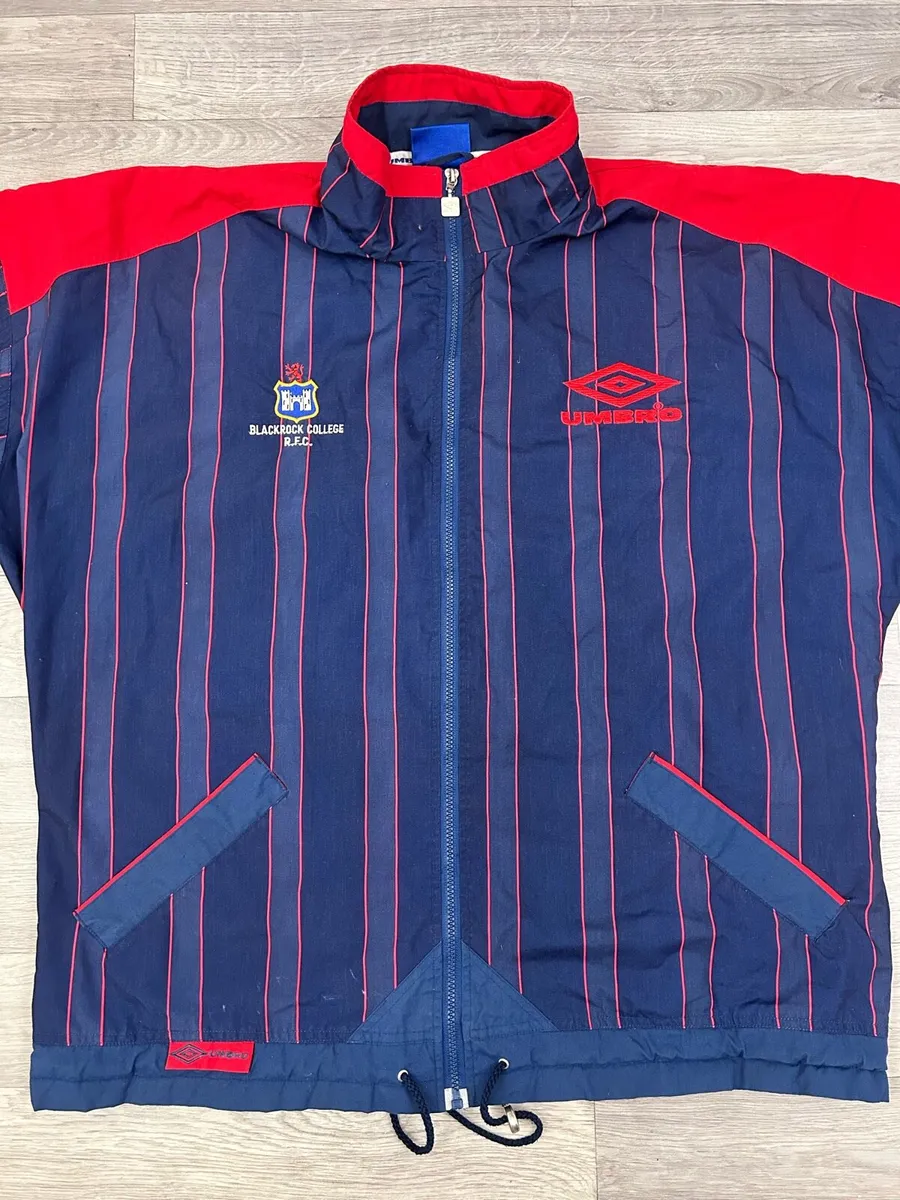 Vintage 90s Umbro Blackrock College Rugby Jacket - Image 2