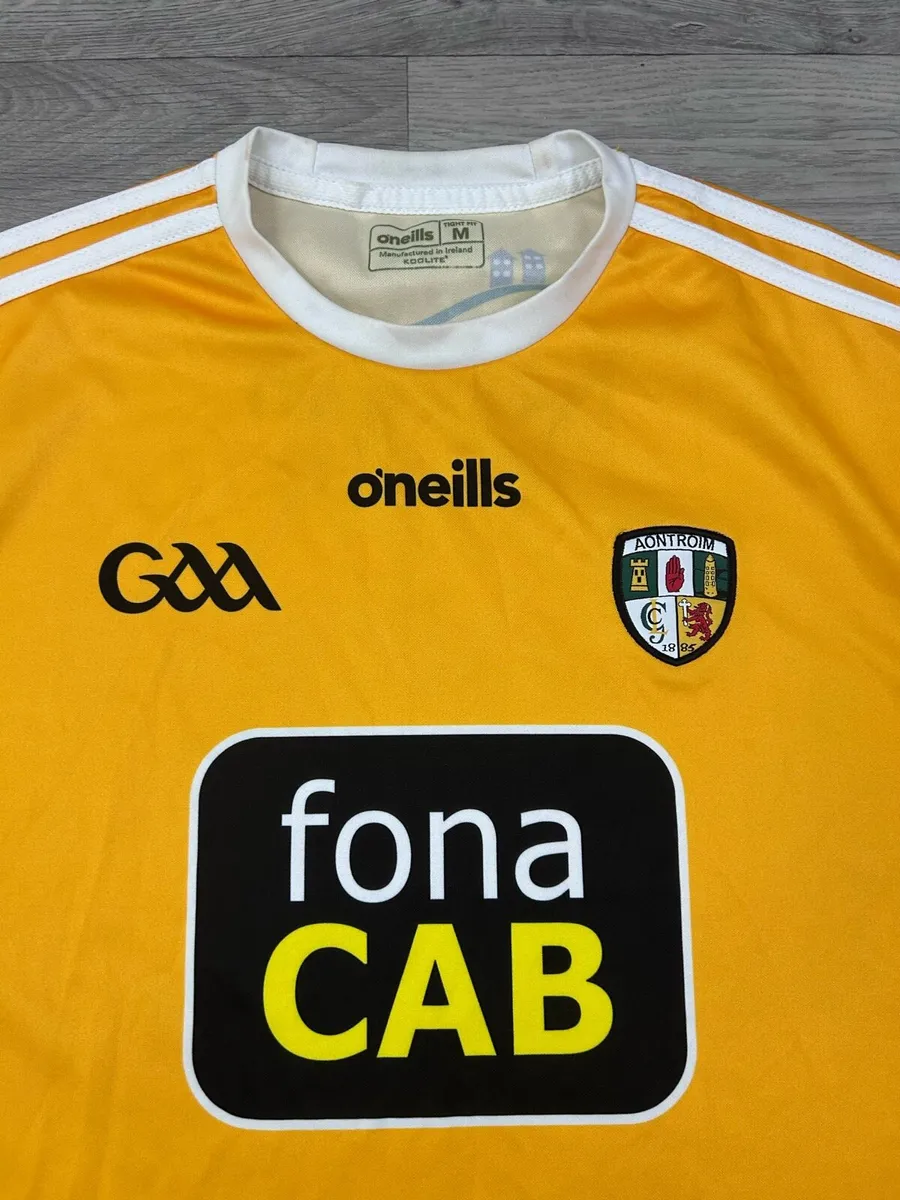 Oneills Antrim Gaa Home Jersey Shirt Mens Medium - Image 3