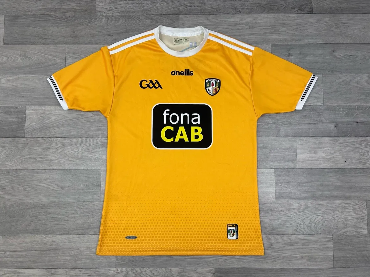 Oneills Antrim Gaa Home Jersey Shirt Mens Medium - Image 1