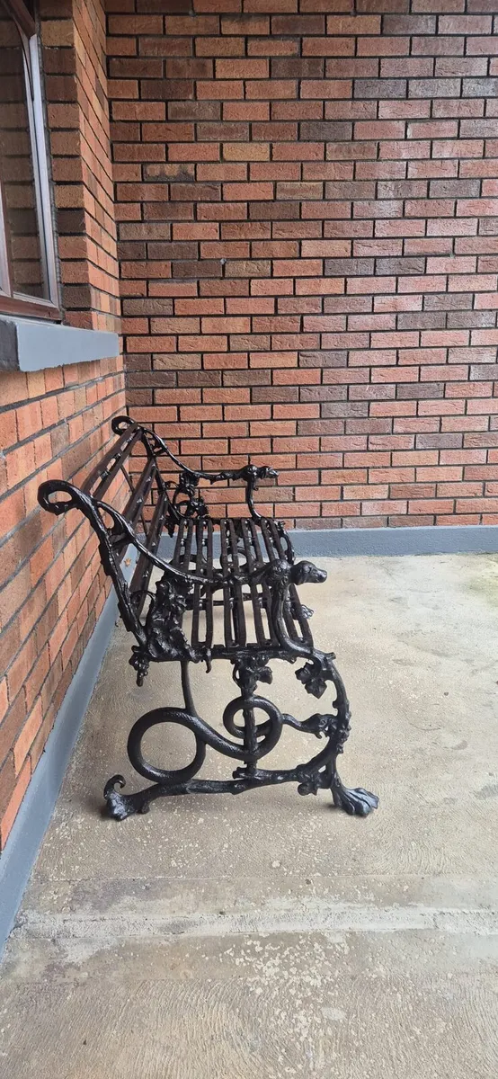 Garden chair cast iron - Image 3
