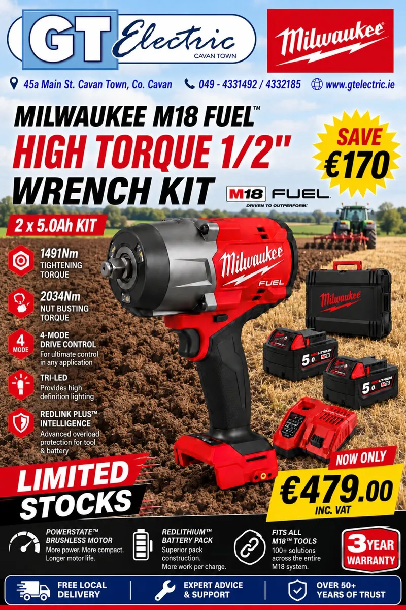 Milwaukee FUEL High Torque Impact Wrench - Image 2