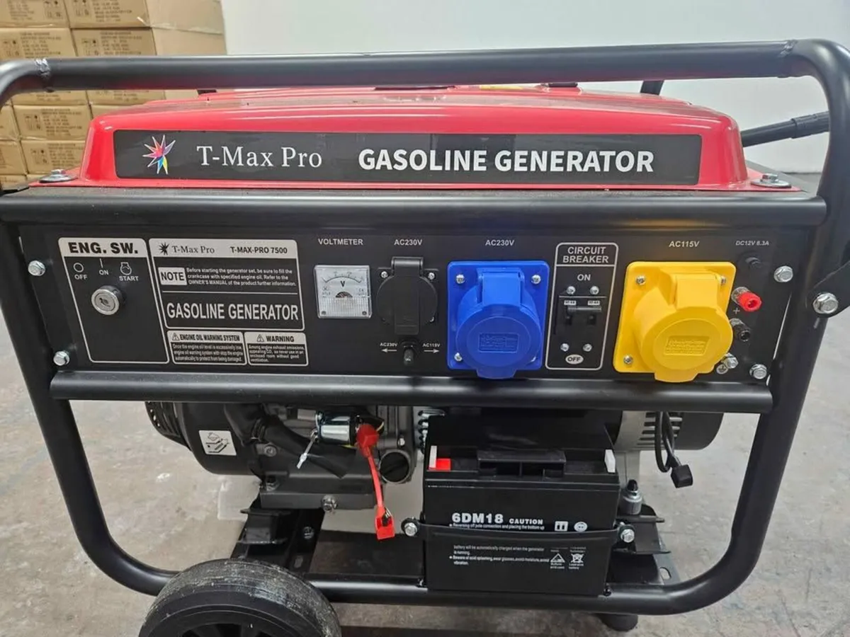 Portable Petrol Generator 7500W-E 8.4KVA 16HP - Image 2