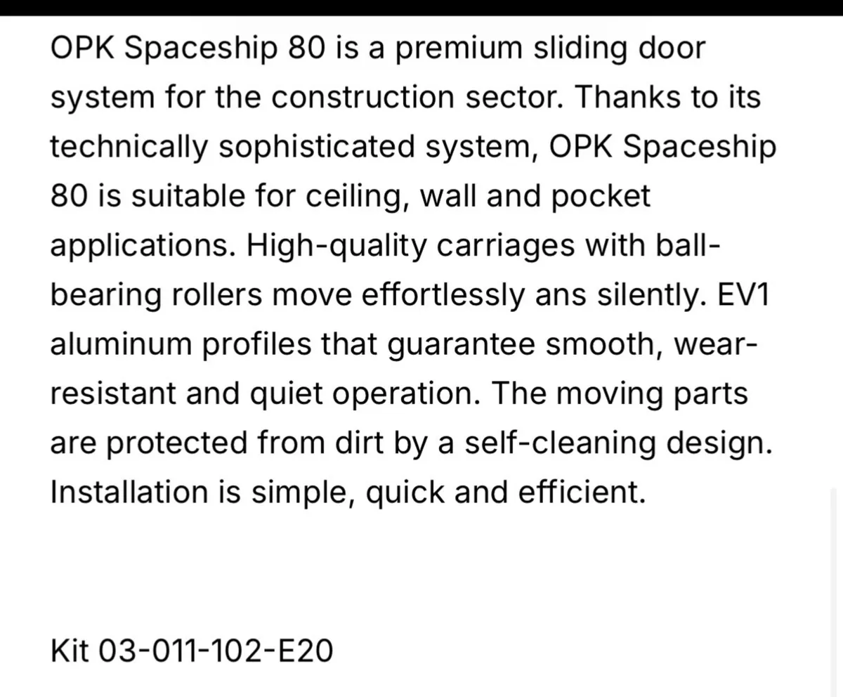 Sliding door mechanism - Image 1