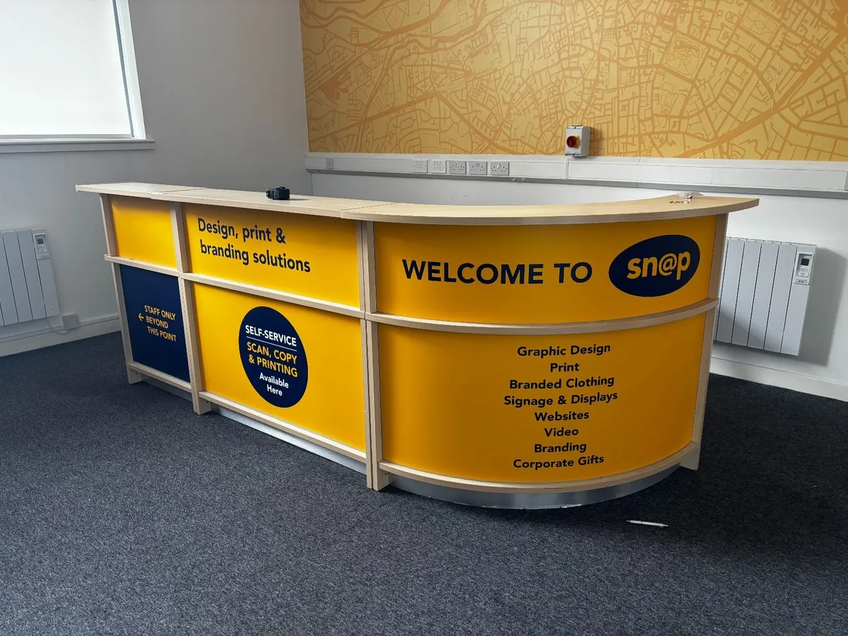 Work-top (Kitchen Top) and Reception Desk - Image 2