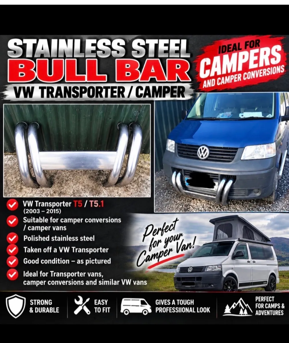 Van accessory bull bar
