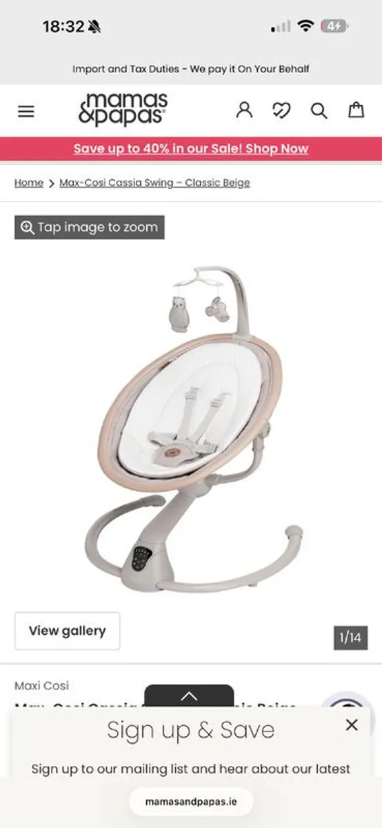 Maxi-Cosi Swing/Bouncer - Image 2