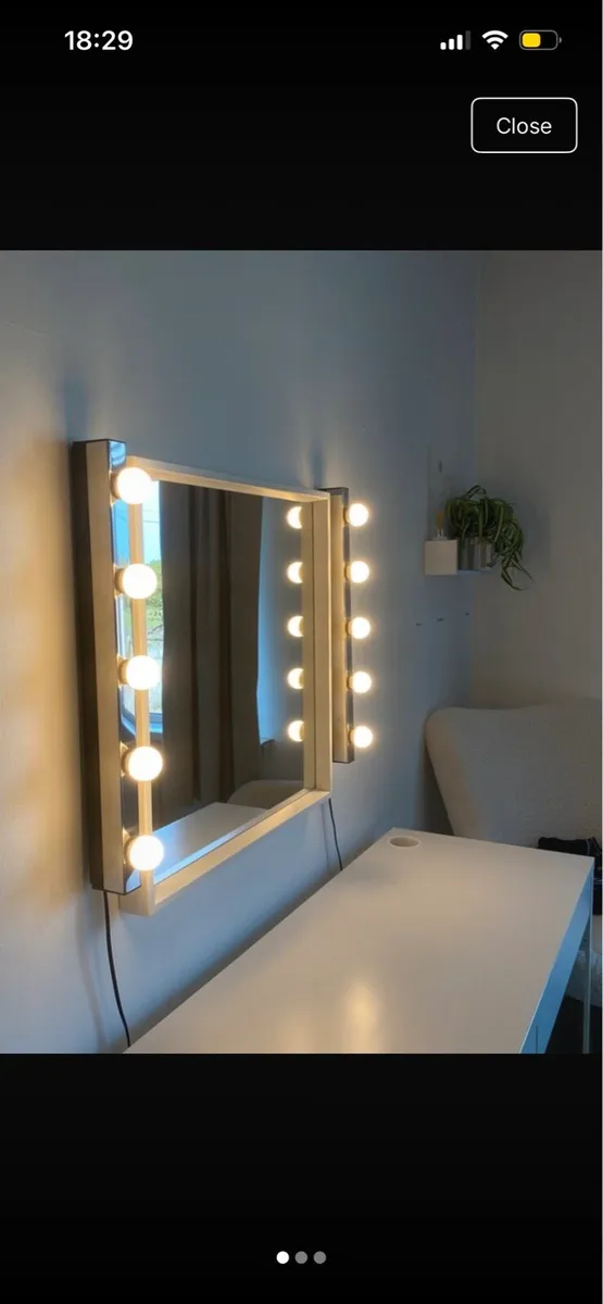 2x IKEA Musik Wall Lamps-Bulbs Included - Image 1