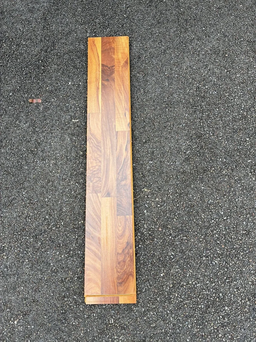 Pergo laminated walnut flooring