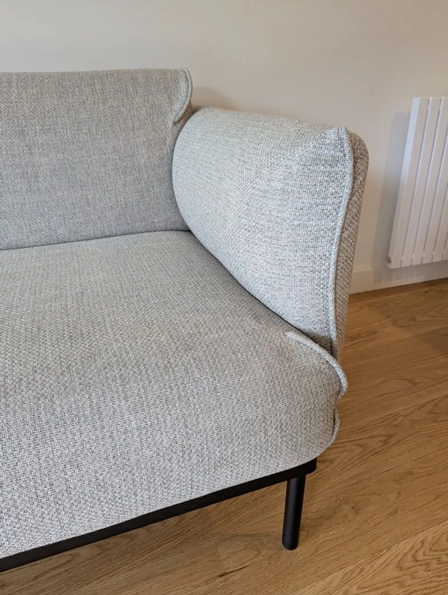 3-Seat Sofa with Chaise Longue, Light Grey (IKEA APPLARYD) - Image 4