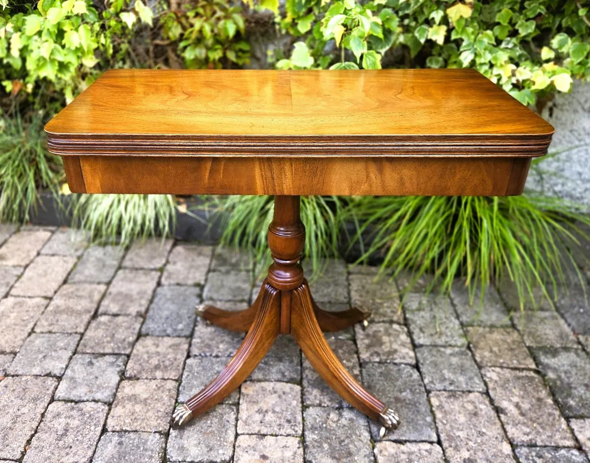 Vintage Fold Over Card Table by Bevan Funnell - Image 1
