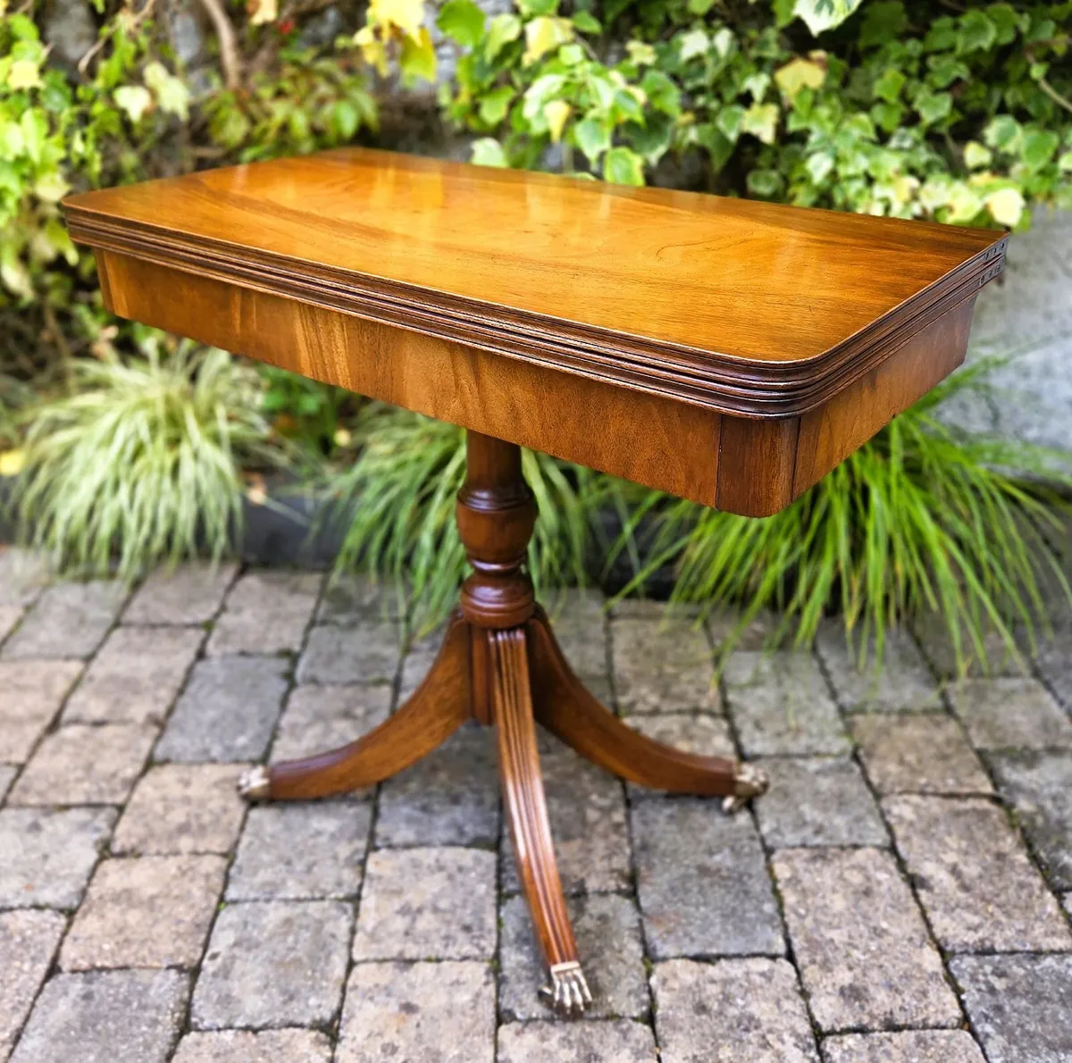 Vintage Fold Over Card Table by Bevan Funnell - Image 2