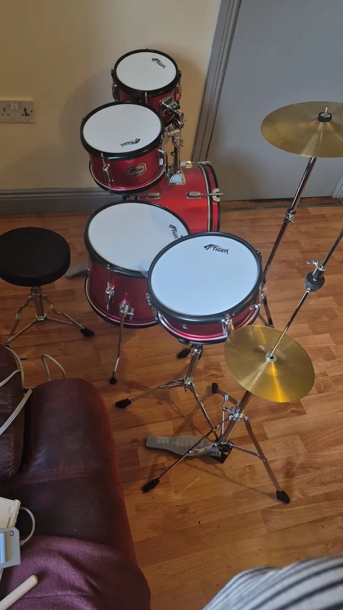 Tiger teenage drum kit - Image 3