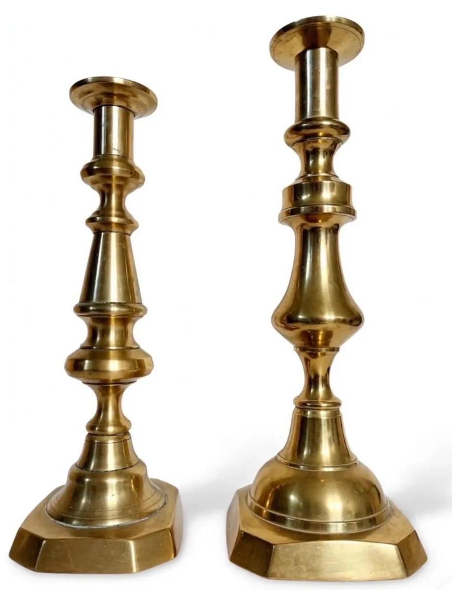 19th century Victorian period candle holders