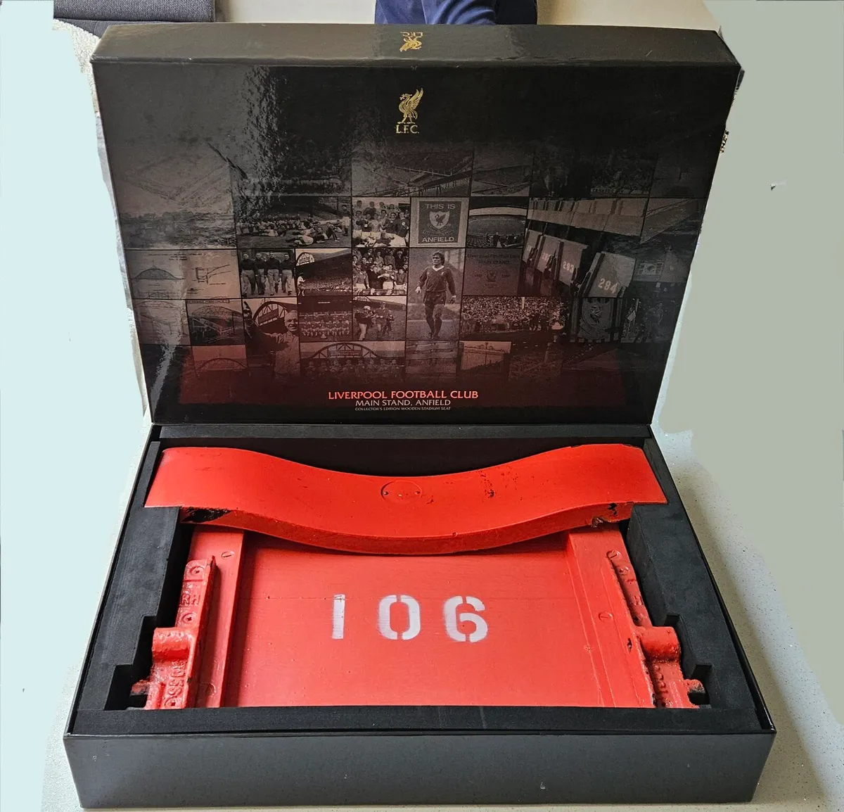 MINT Liverpool FC Anfield Main Stand Boxed Wooden - Image 1