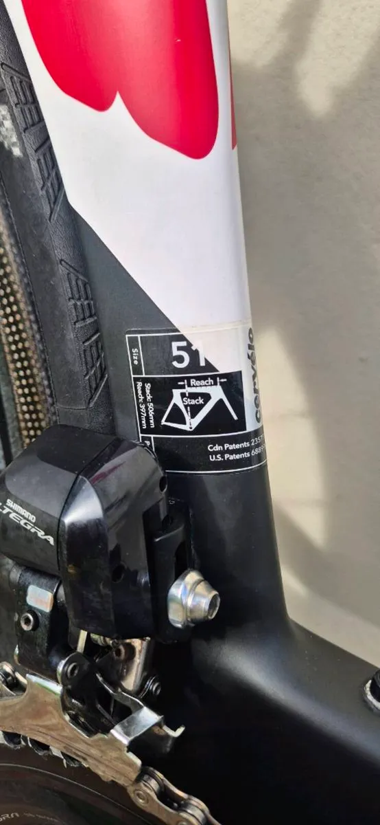 Cervelo P3 51cm Ultegra Di2 Zipp 404 - Image 3