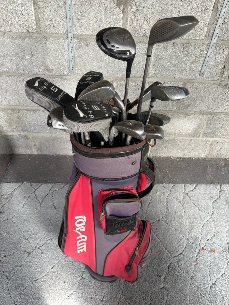 Big Ezee Golf Clubs and bag - Image 1