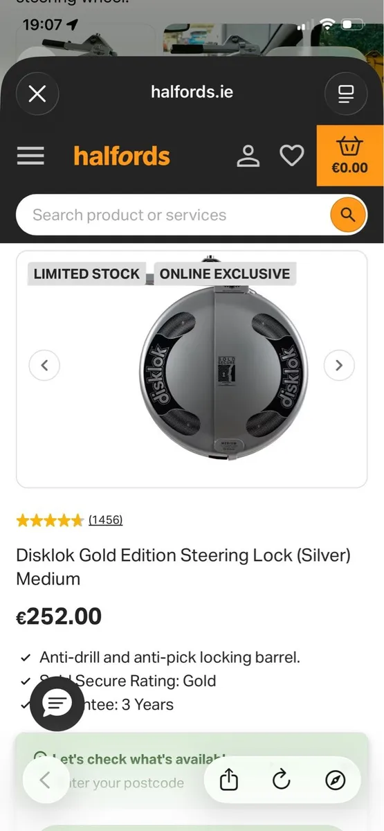Car steering wheel lock - Image 1