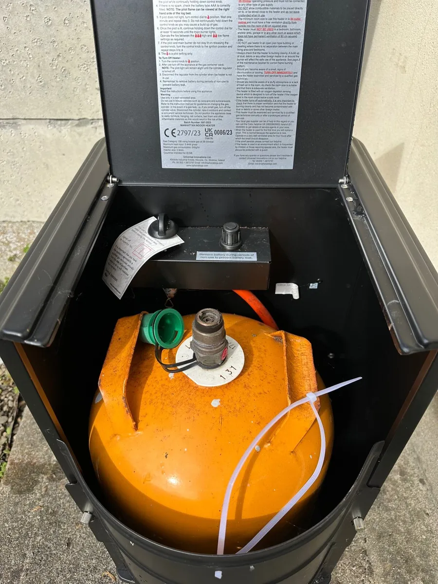 Outdoor Gas Patio Heater with Gas Cylinder – Frees - Image 4