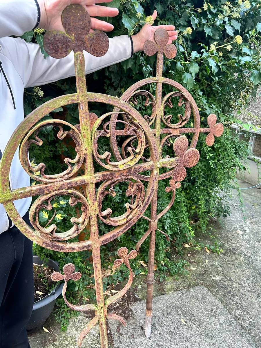 Pair of Victorian Cross Finials - Image 1