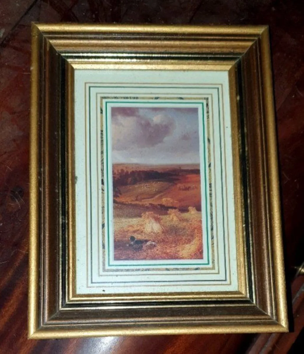 Vintage Framed Fine Art Print - Image 1