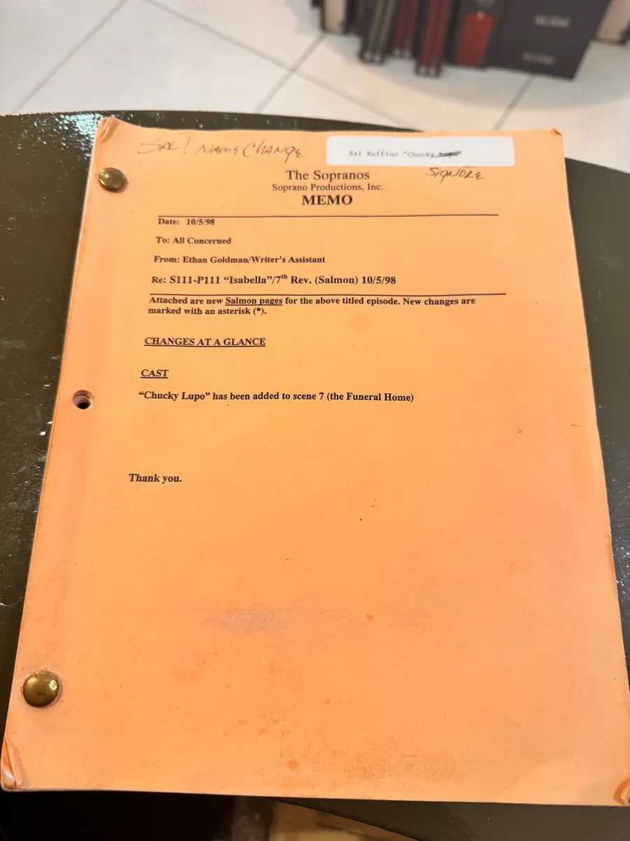 Sopranos memorabilia - Image 1