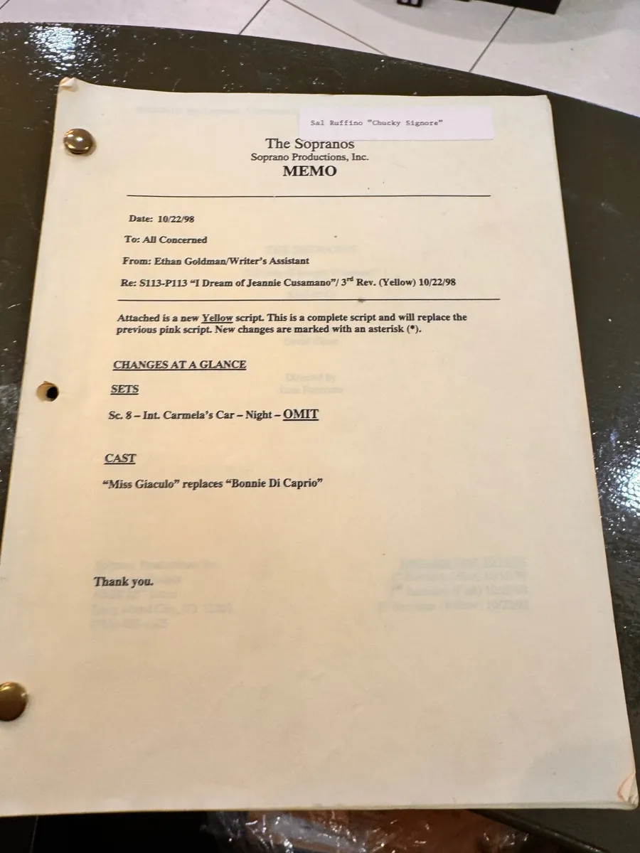 Sopranos memorabilia - Image 2