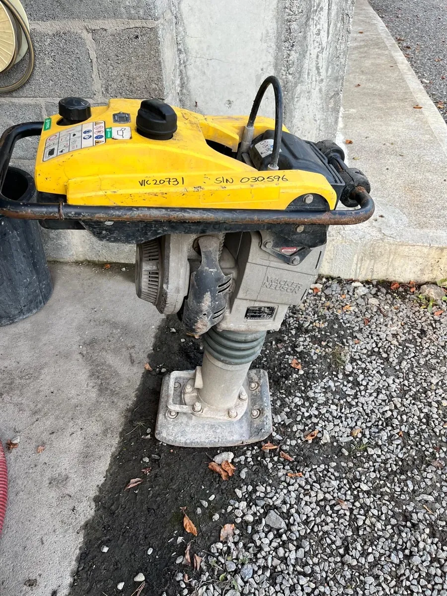 Wacker neuson jumping jack/compactor plate - Image 1