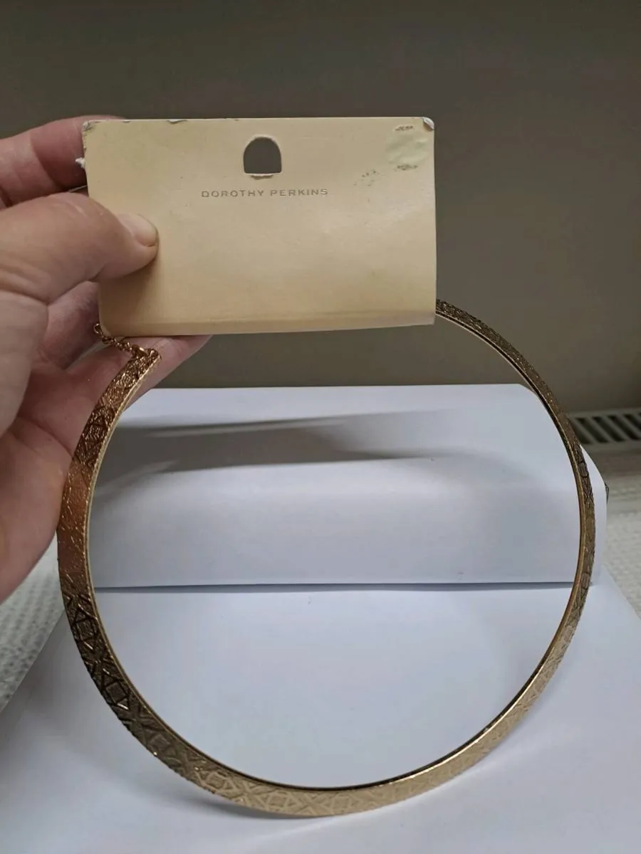 Dorothy Perkins Wallis Gold Tone Collar Necklaces - Image 3