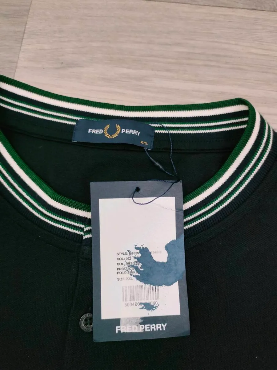 New Fred Perry Polo Shirt Mens XXL - Image 4