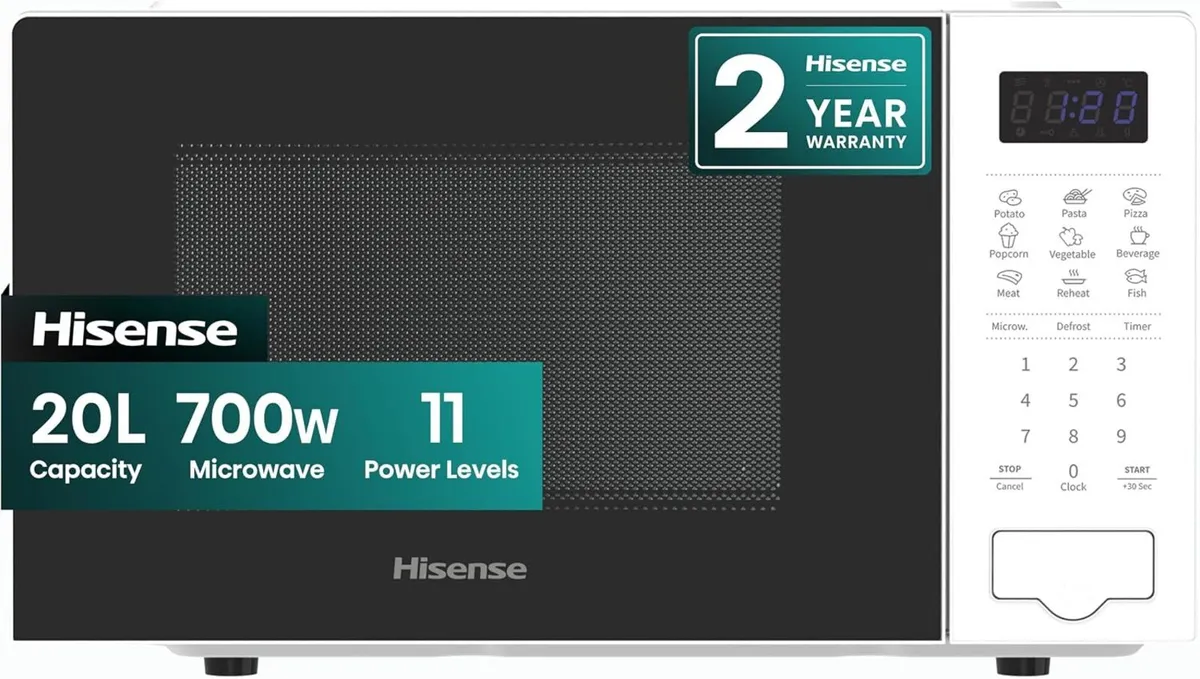700 Watts 20 Litre Digital Solo Microwave Oven - Image 1