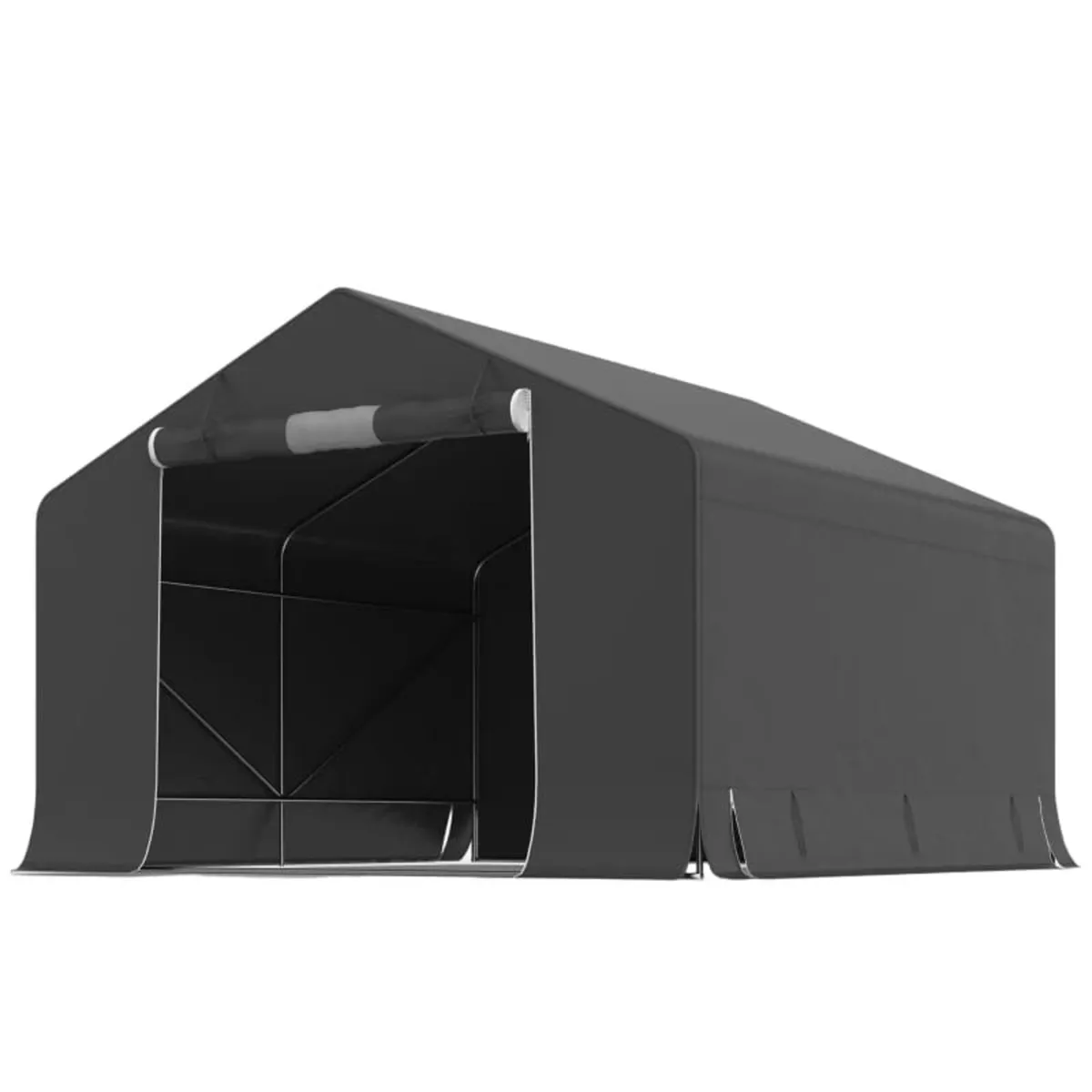 Portable garden shed, bike tent, roll-up zip door, - Image 1