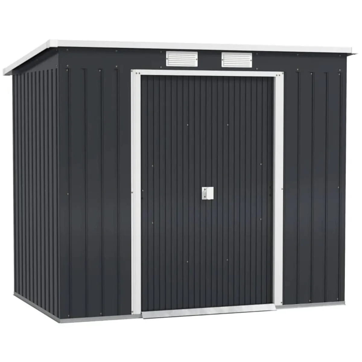 Storage shed with ventilation windows, sliding doo - Image 1