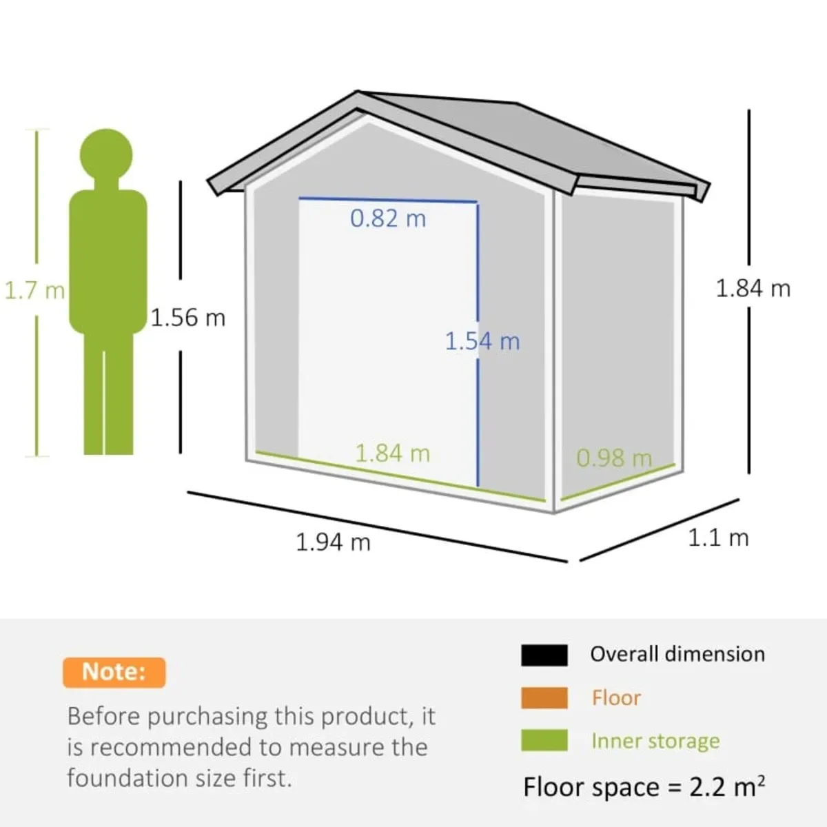 Outdoor Garden Shed Storage, Backyard Steel Utilit - Image 2