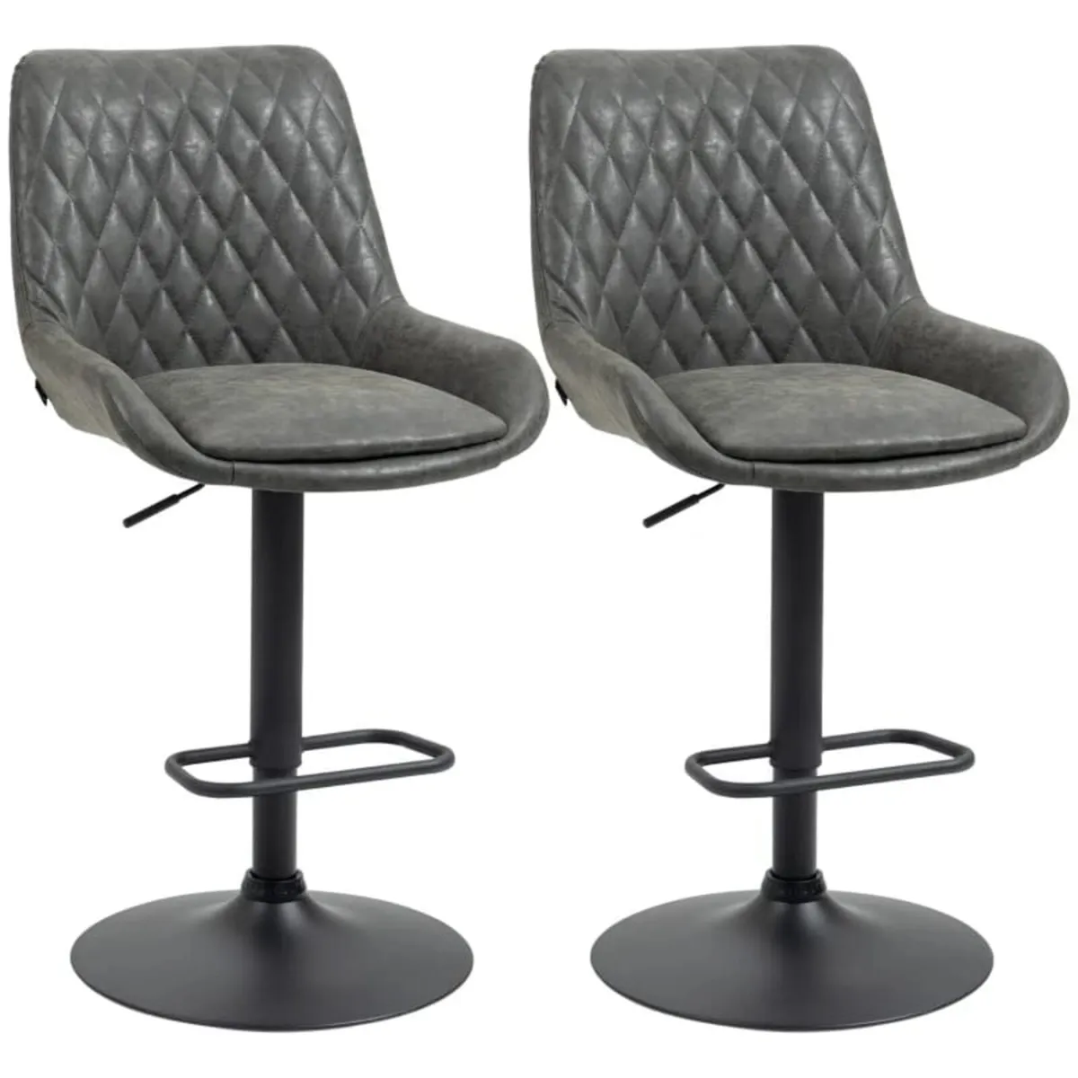 Bar stool Kitchen stool Designer stool, height-adj - Image 2