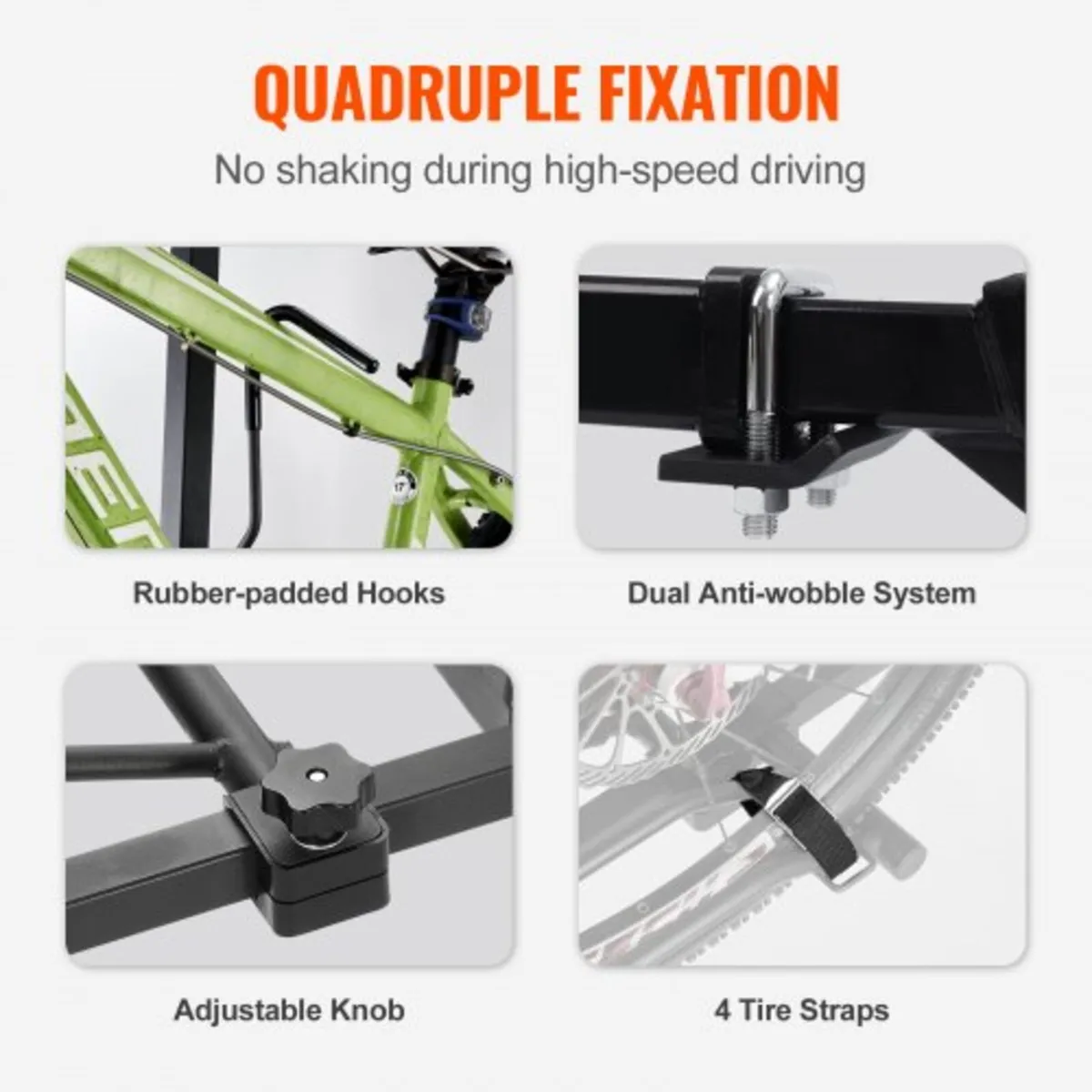 Hitch Mount Bike Rack, 2-Bike Platform Style, 160 - Image 2