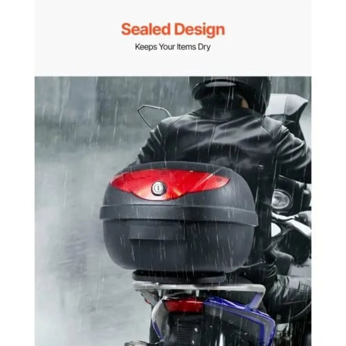 Universal Durable PP Material Motorbike Tail Box w - Image 3