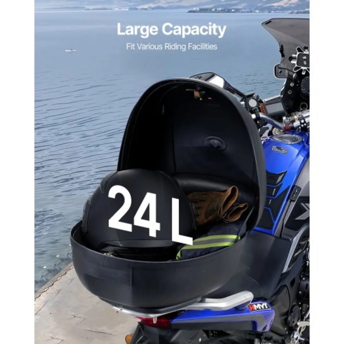 Universal Durable PP Material Motorbike Tail Box w - Image 4