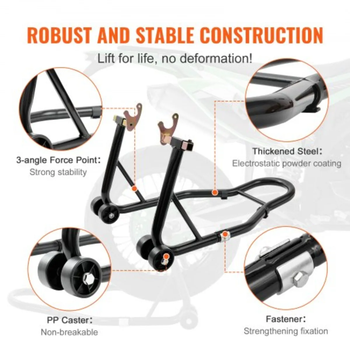 Motorcycle Stand Lift, 0.39 Tons Front Rear Combo - Image 3