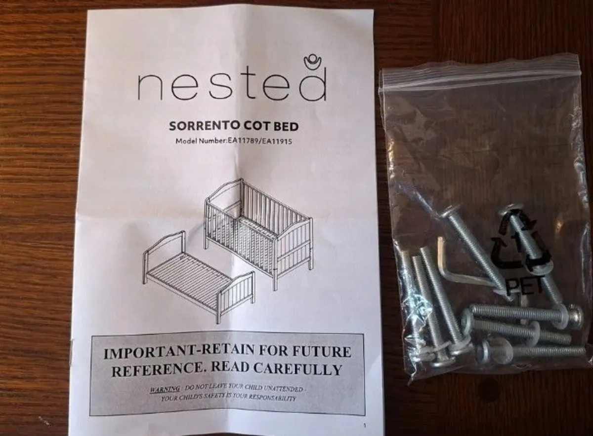 Solid Quality Cotbed+New mattress - Image 3