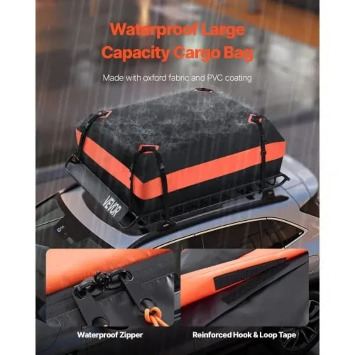 Roof Rack Basket, 51 x 36 x 4.1 in, Universal Roof - Image 4