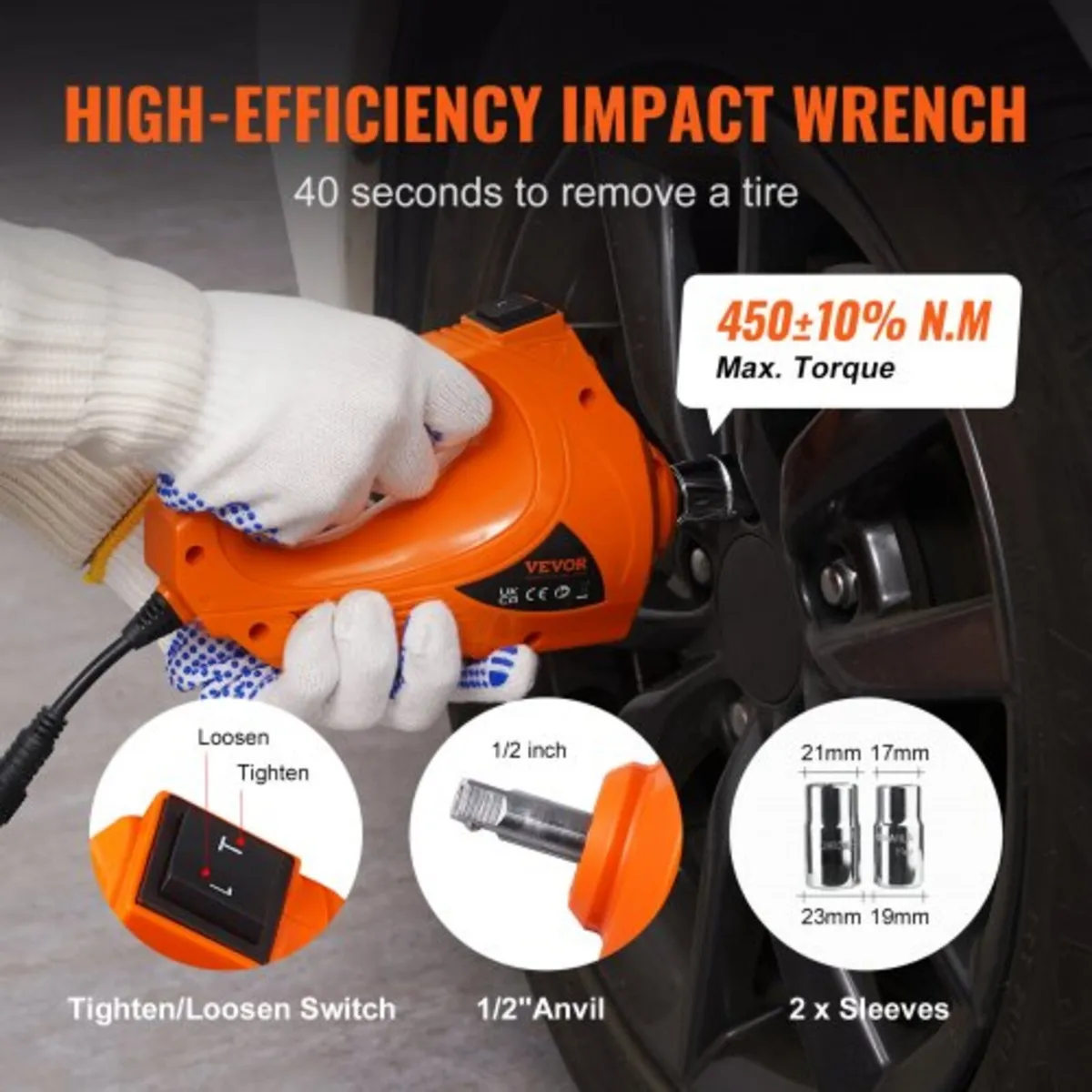 Electric Hydraulic Car Floor Jack 5 Ton 12V w/Impa - Image 4