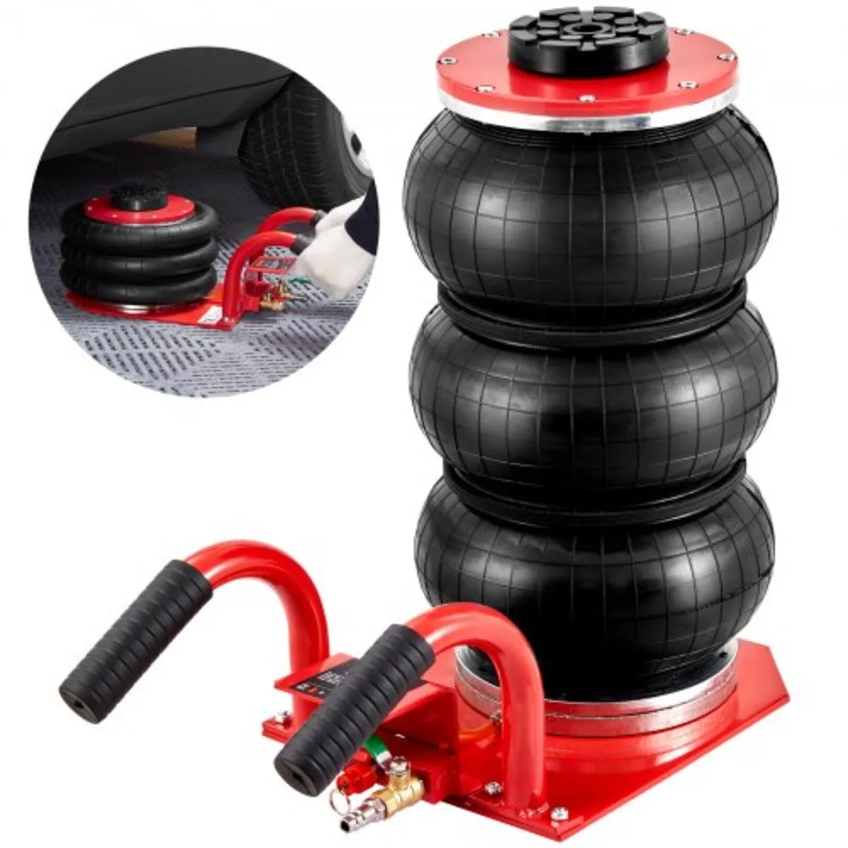 Triple Bag Air Jack 3 Ton/6600 lbs Pneumatic Jack - Image 1