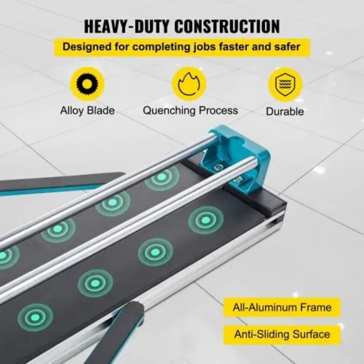1200MM Tile Cutter, High Precision Manual Ceramic - Image 2