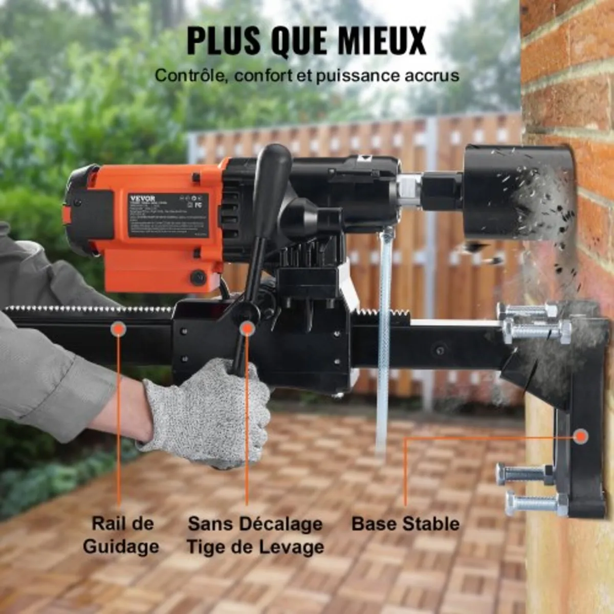 Wet&Dry Diamond Core Drill Machine Concrete Core D - Image 2