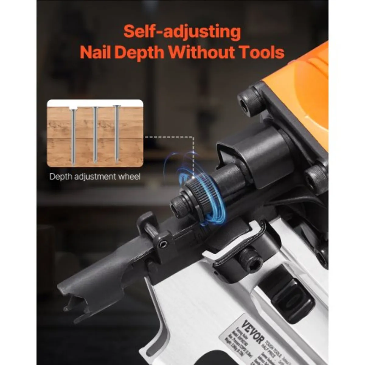 Framing Nailer, 50 to 90 mm 21 Degree Full Round H - Image 2
