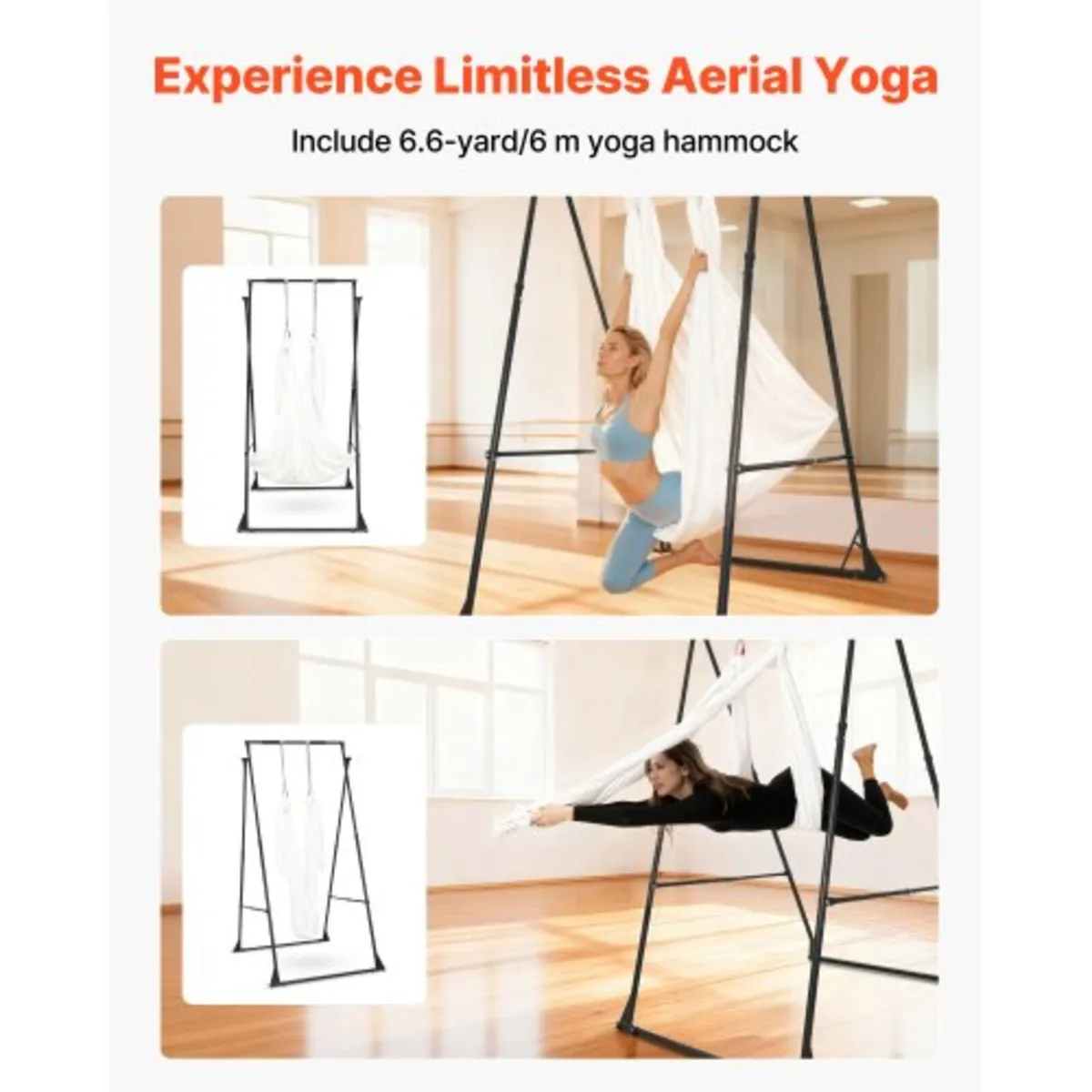 Yoga Stand Frame, Max 200 kg Load Swing Stand, Tri - Image 4