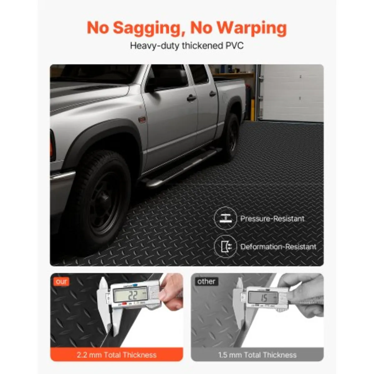 Garage Floor Roll, 1.2 x 3.05 m Garage Flooring Ma - Image 3
