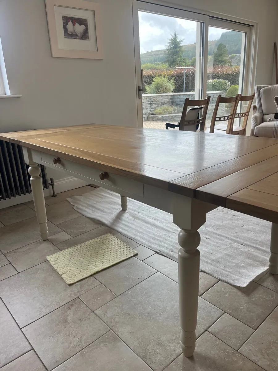 Neptune Oak Dining Table (Extendable) - Image 1