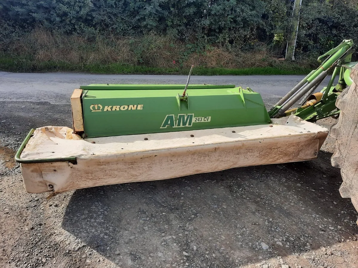 Krone 243 eight foot conditioner mower - Image 3