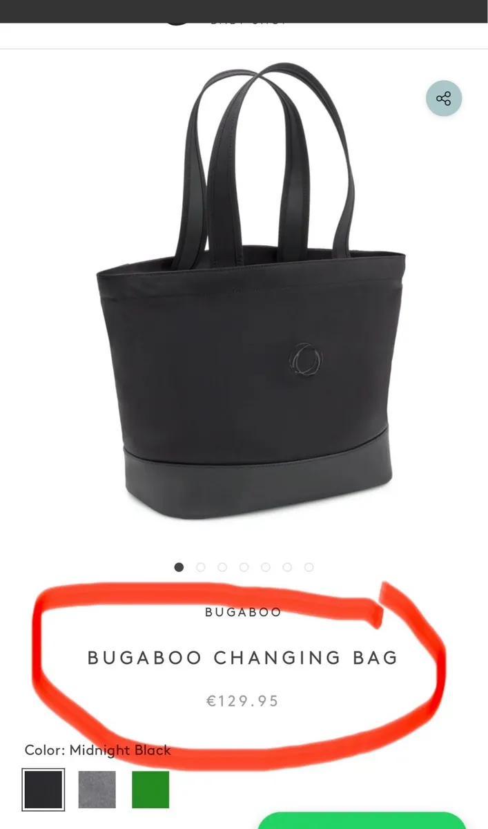Bugaboo changing bag in Swords - Image 2